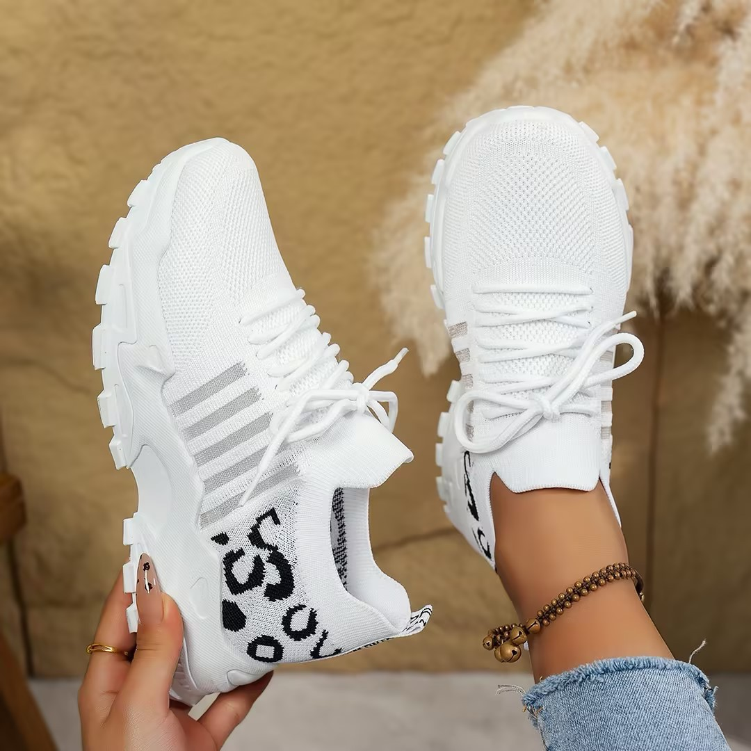 Versatile women's orthopedic lace-up sneakers, great for walking, comfort, and an active lifestyle.