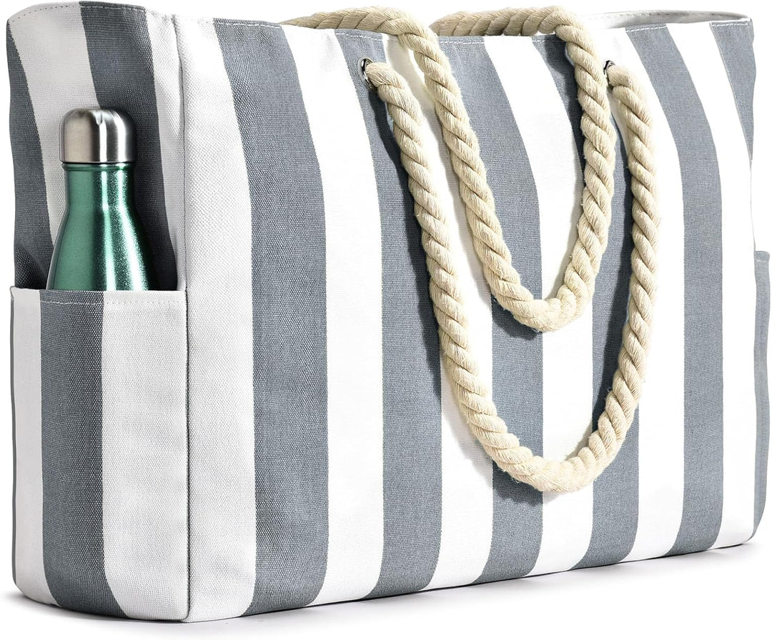 Multi-use women's waterproof sandproof bag, perfect for family beach outings.