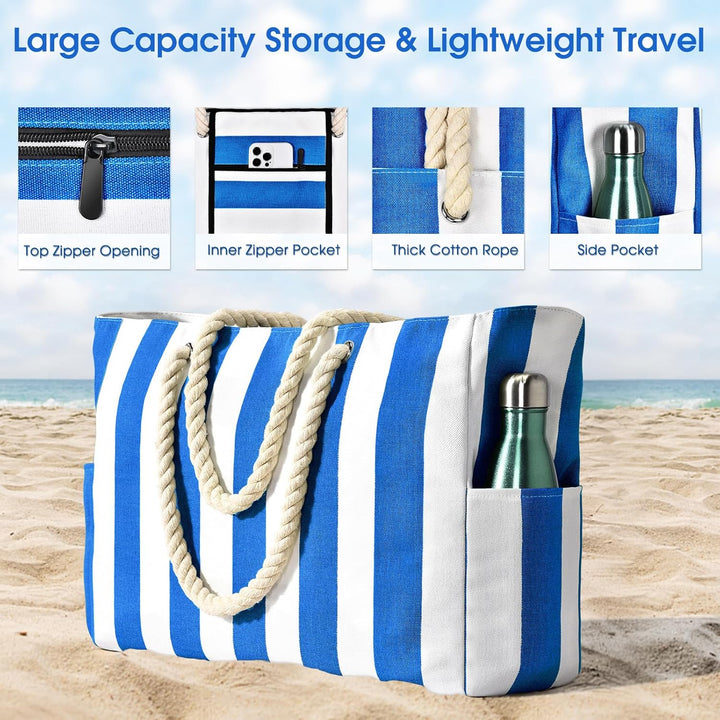 Women's summer essential bag, large, waterproof, sandproof for all your gear.