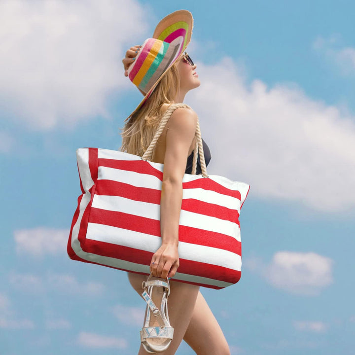 Women's quick-dry waterproof beach tote, sandproof and spacious.