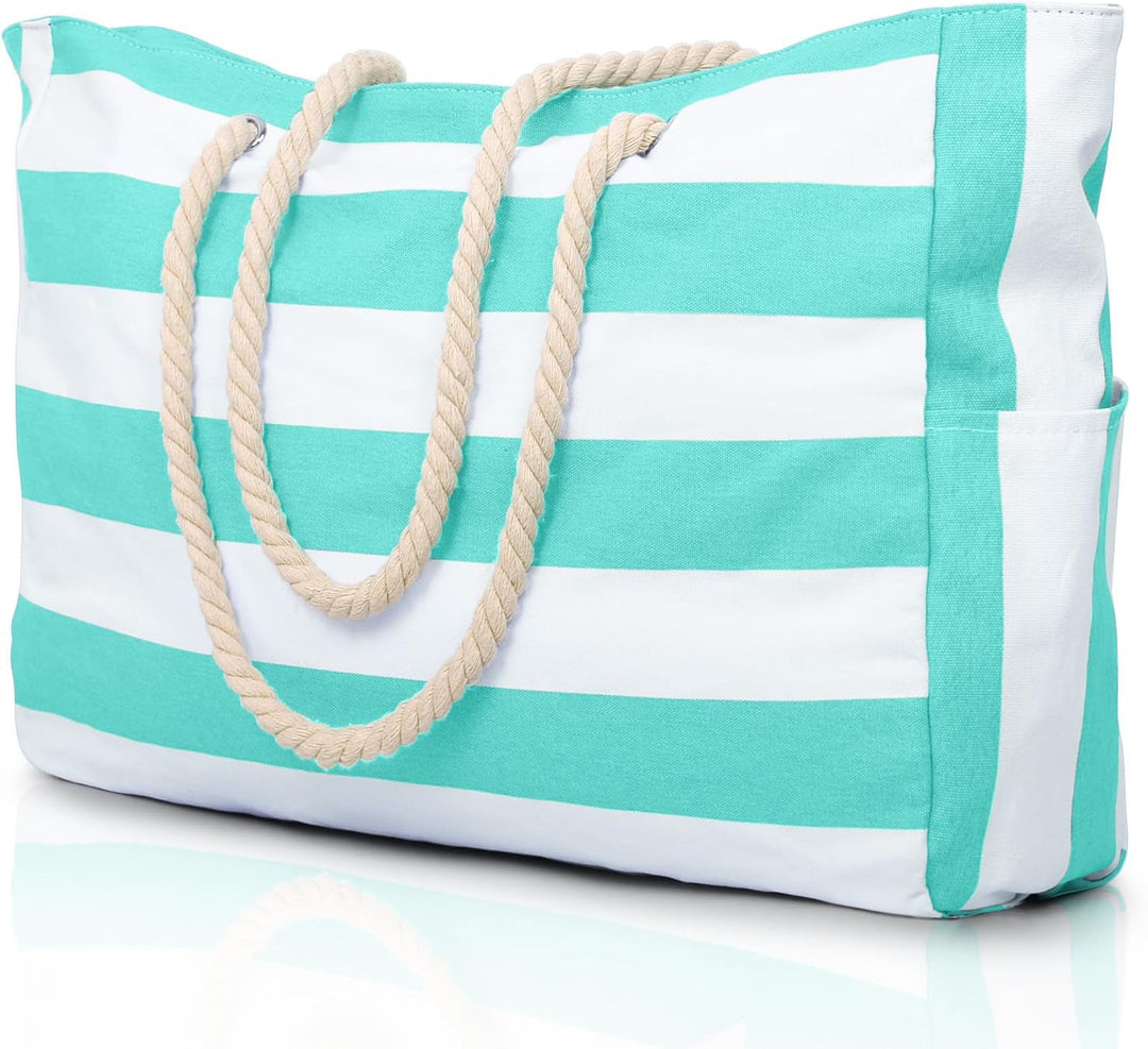 Women's robust waterproof sandproof tote, designed for the elements.