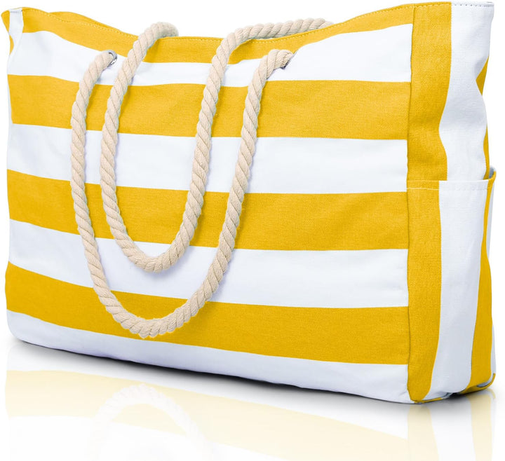Practical large capacity women's tote, perfect for beach trips and travel.