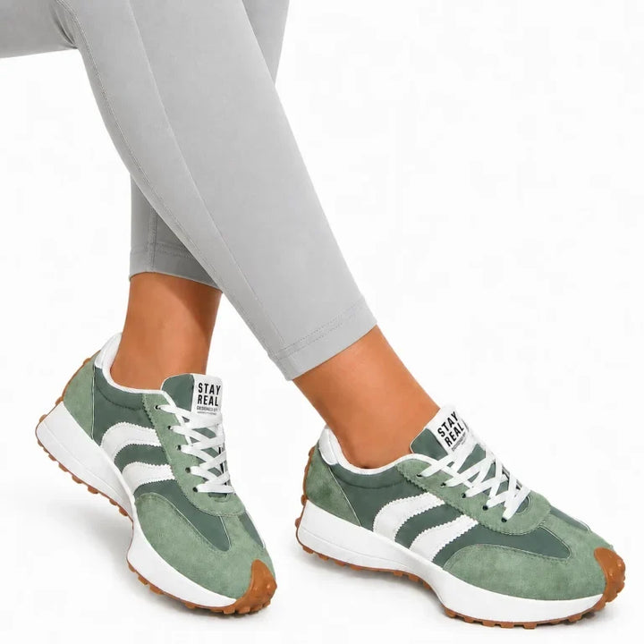 Supportive women's walking shoes, orthopedic design for everyday comfort.