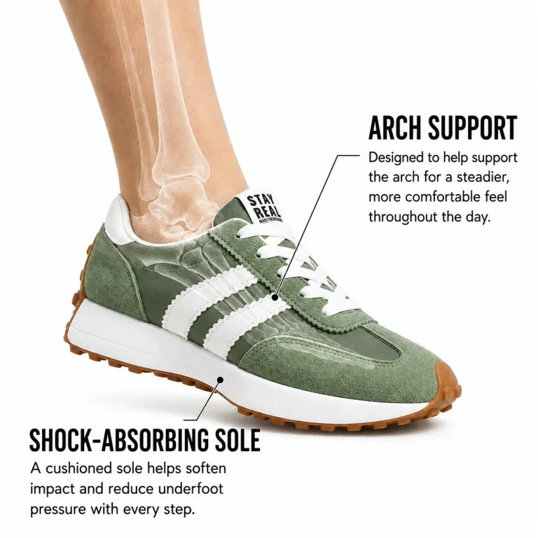 Casual women's orthopedic trainers, designed for breathability & comfort.