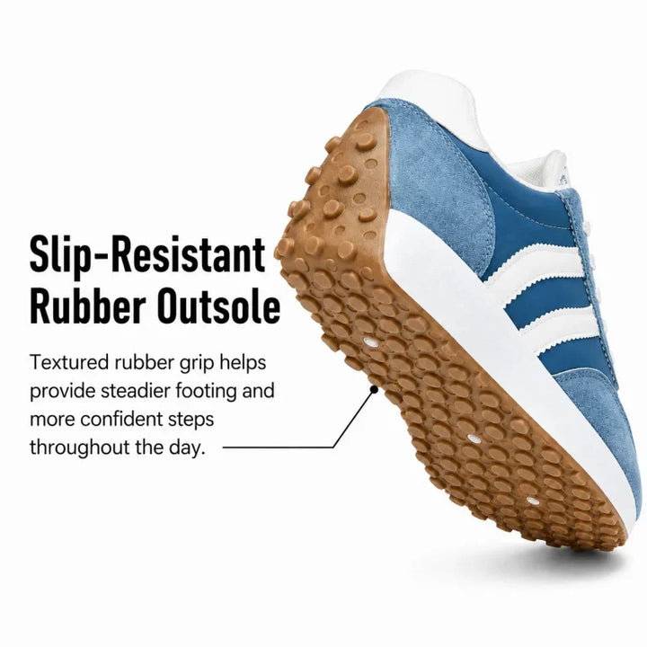 Everyday women's comfort shoes, featuring arch support & a wide toe box.
