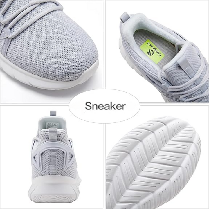 Athletic style slip-on sneakers for women, offering lightweight and breathable comfort.