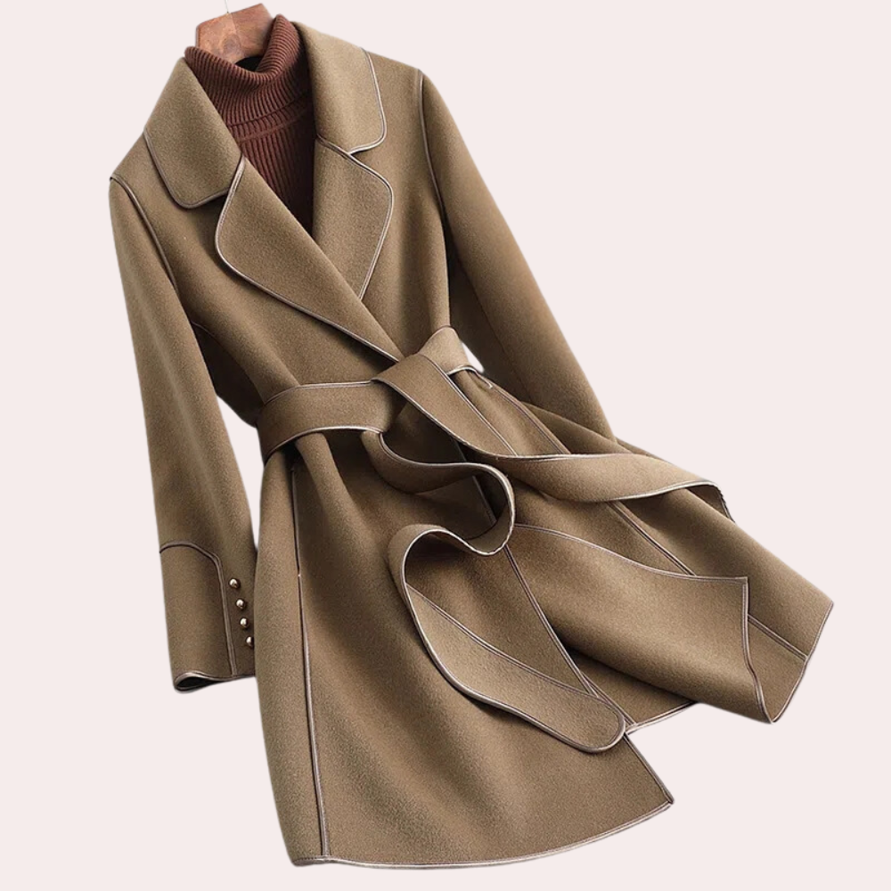 Versatile women's trenchcoat for casual or dressy occasions. A chic layering piece for fall and spring.