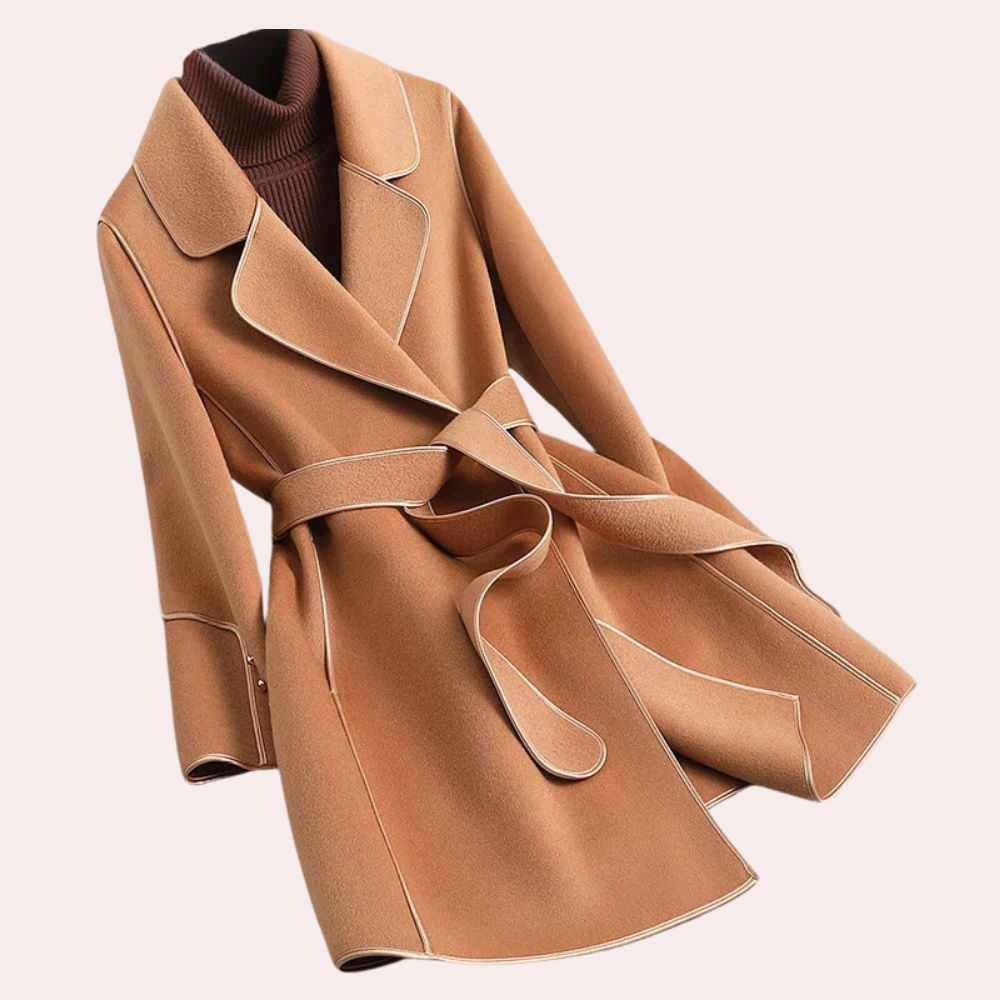 Classic women's lightweight trenchcoat. An elegant and versatile jacket for stylish day-to-night fashion.