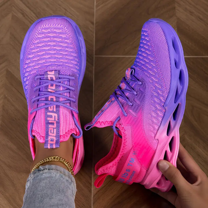 Women's lightweight walking sneakers, perfect for daily comfort & active lifestyles.