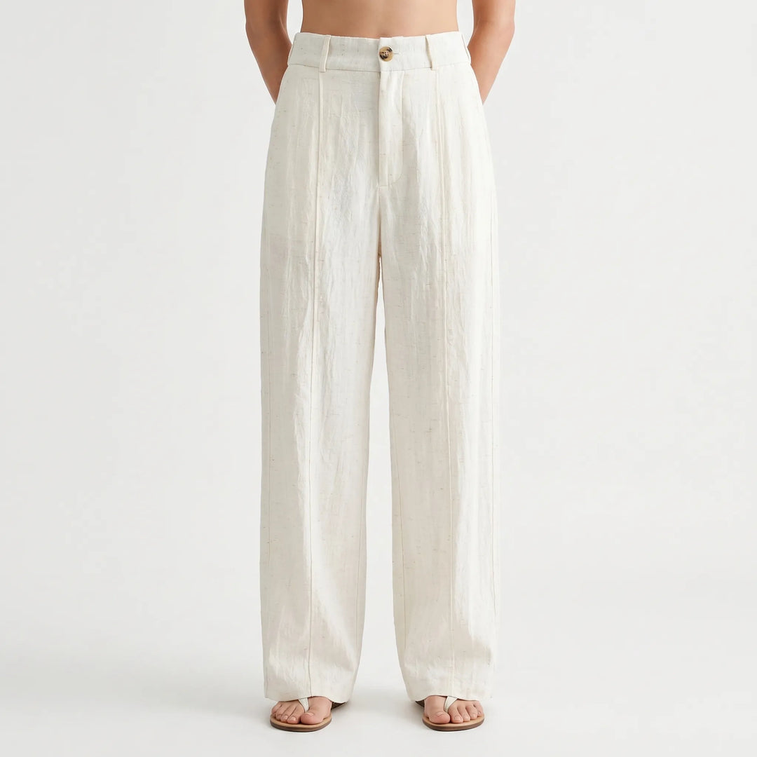 Stylish women's summer wide-leg pants, lightweight & breathable, perfect for warm weather comfort.