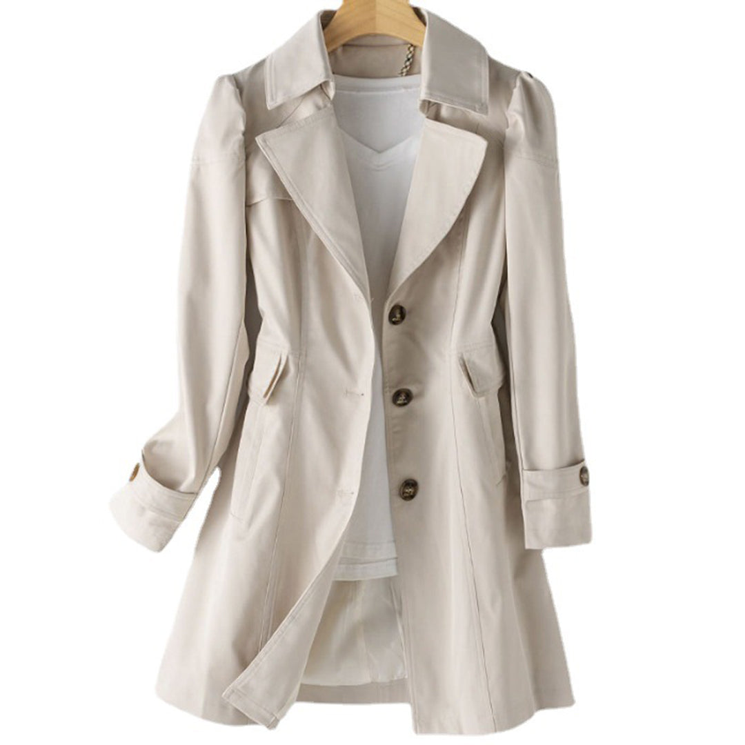 Stylish women's hooded windbreaker, perfect for spring/fall. Lightweight & rain-resistant with adjustable fit.
