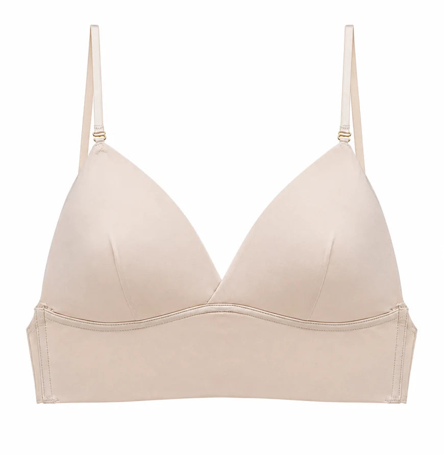 Seamless low back comfort bra for women, offering discreet support with backless fashion.