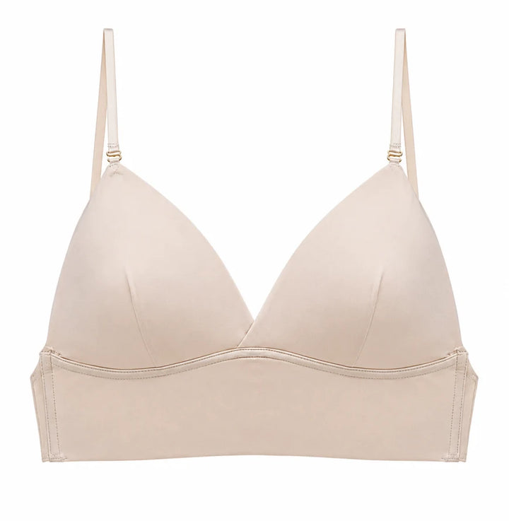 Seamless low back comfort bra for women, offering discreet support with backless fashion.