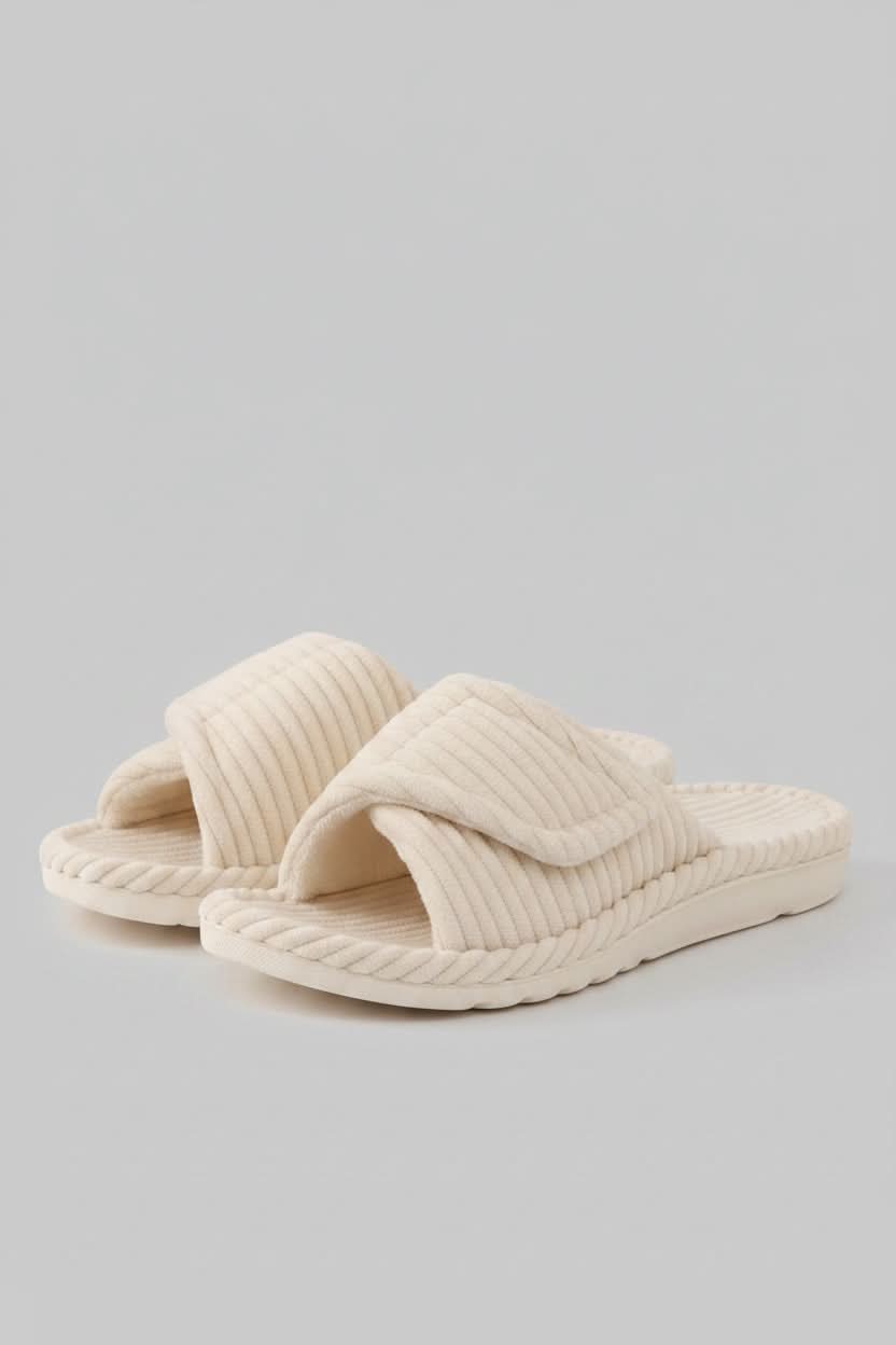 Cushioned women's open toe wedge sandals with arch support, offering lightweight comfort for daily summer wear.
