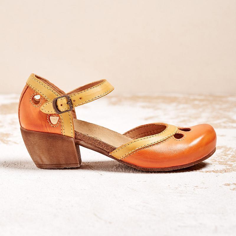 Chic women's open toe block heel sandals with a supportive ankle strap, ideal for vacation and casual wear.
