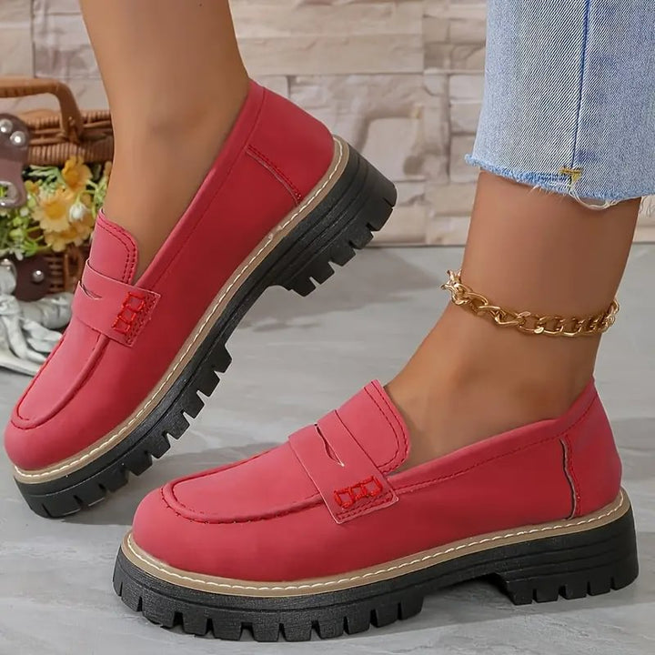 Versatile women's orthopaedic loafers, wide toe box for active lifestyles & all-day support.