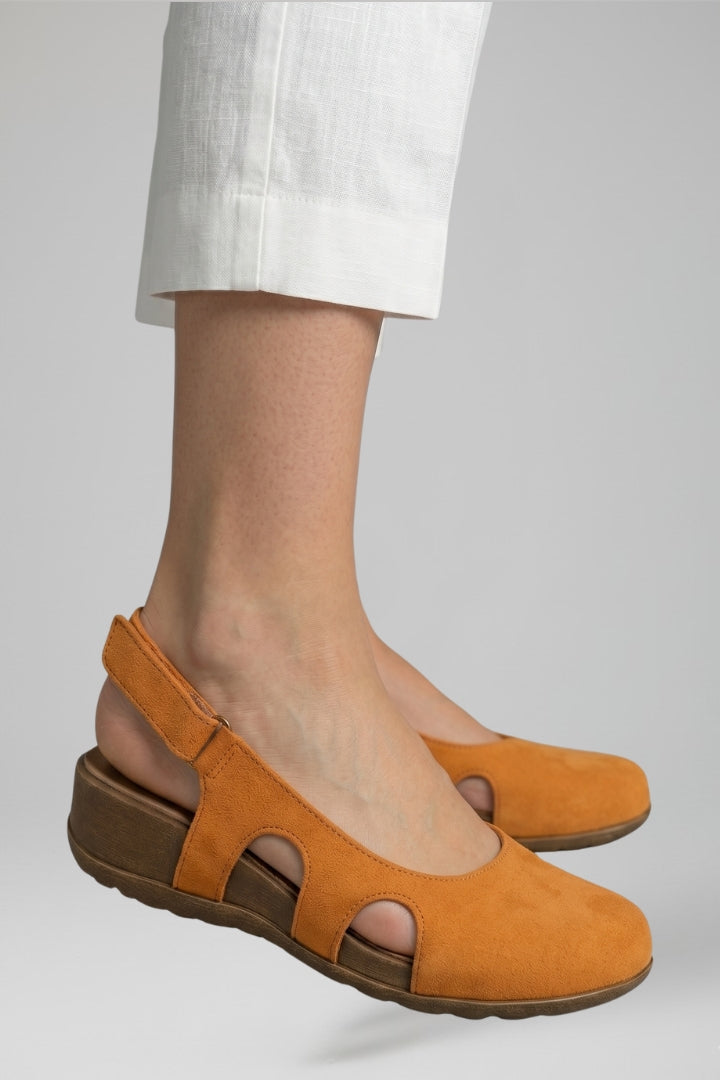 Adjustable women's orthopaedic sandals offering superior foot support & comfort for all-day wear.