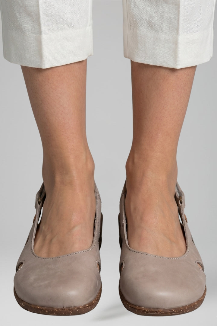 Supportive orthopaedic women's sandals, adjustable design & cushioned sole for comfortable walking.