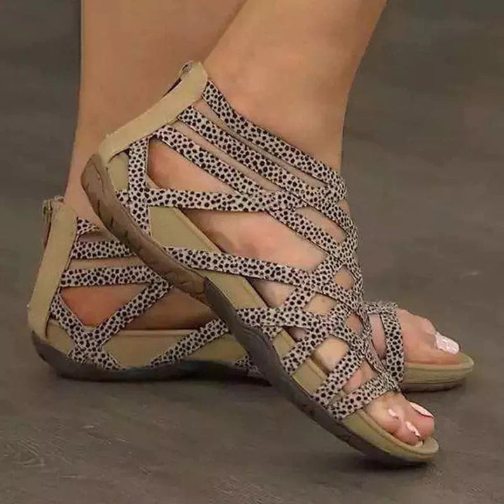 Ergonomic women's adjustable sandals for summer, offering superior orthopedic comfort & foot support.