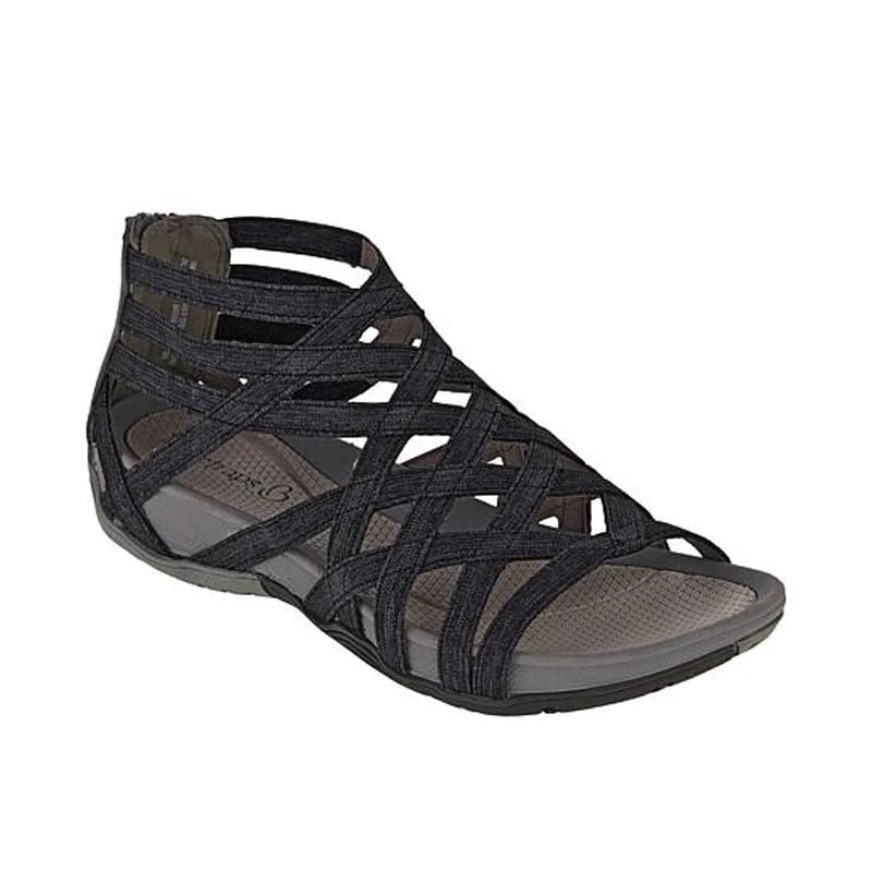 Durable women's orthopedic sandals with adjustable hook-and-loop straps for summer walking.