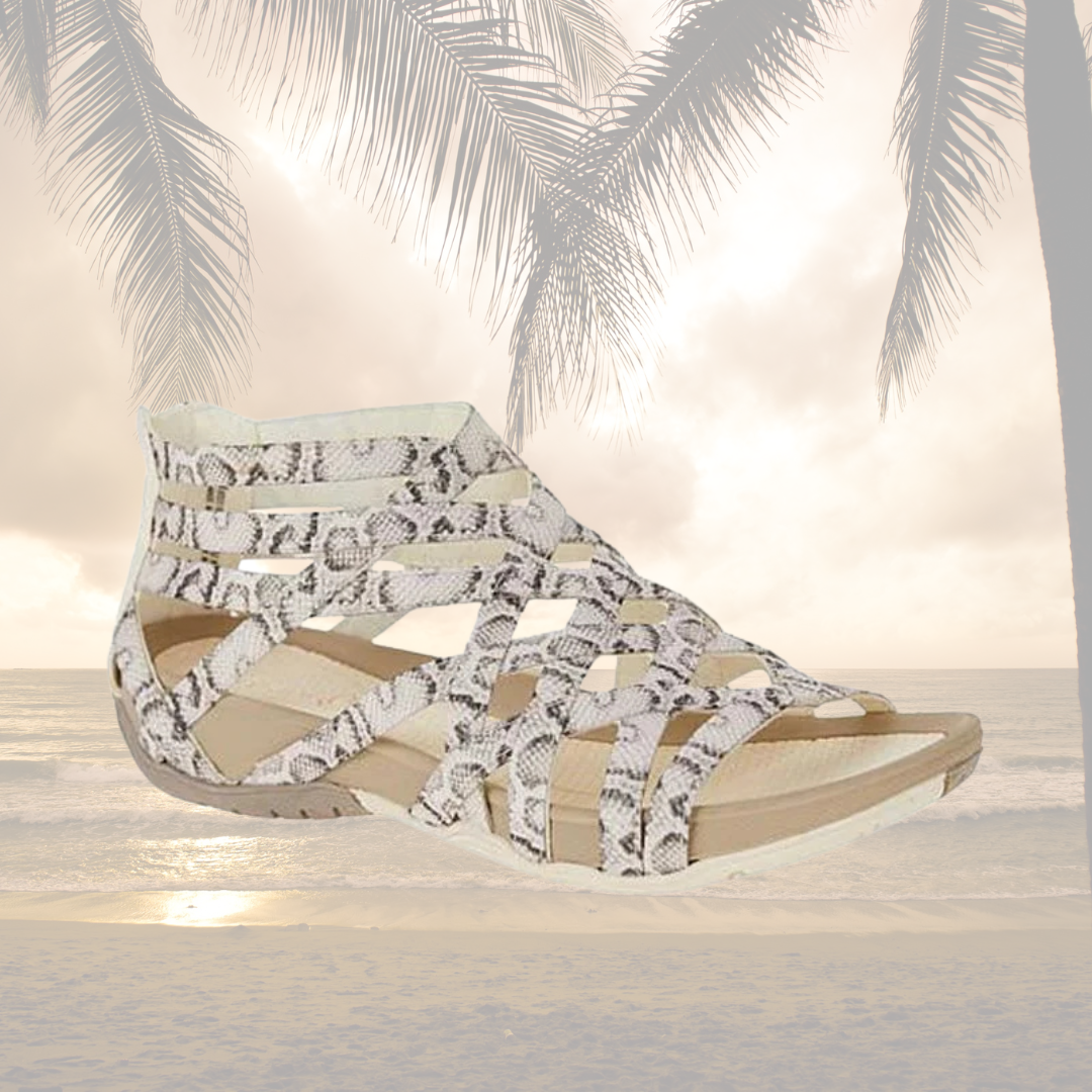 Comfortable women's orthopedic adjustable sandals, designed for summer daily wear & active lifestyles.