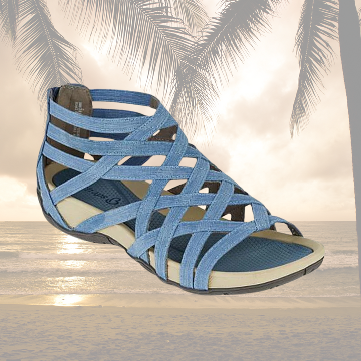 Women's adjustable orthopedic summer sandals, providing all-day comfort and arch support.