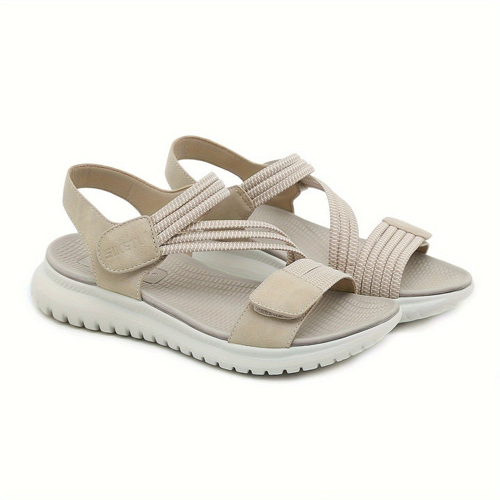 Ergonomic women's orthopedic sandals, blue, providing advanced arch support & pain relief.