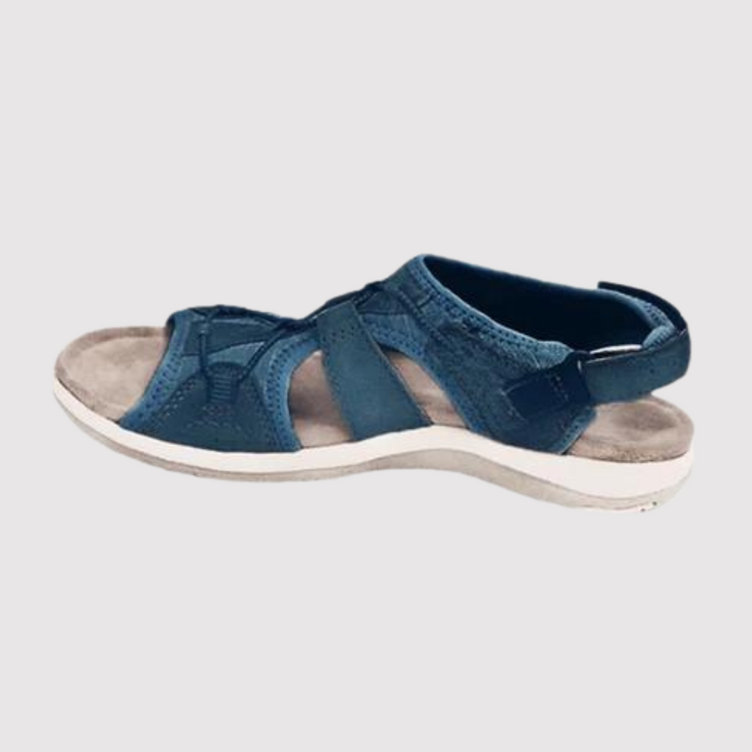 Women's supportive orthopedic sandals with arch support, adjustable straps, & comfort sole for all-day wear.
