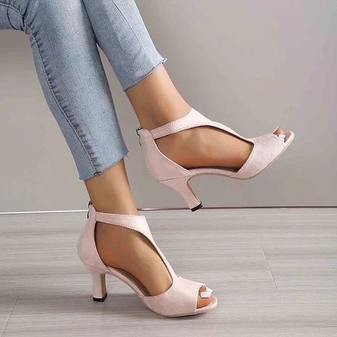 Women's orthopedic cushioned high heel shoes for elegant comfort & foot support. Stylish dress shoes.