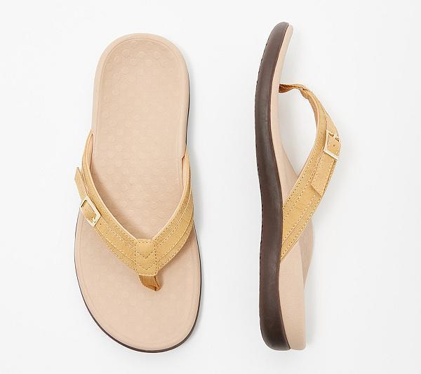Women's orthopedic flip-flops with arch support for ultimate comfort. Ideal for casual summer wear and foot health.