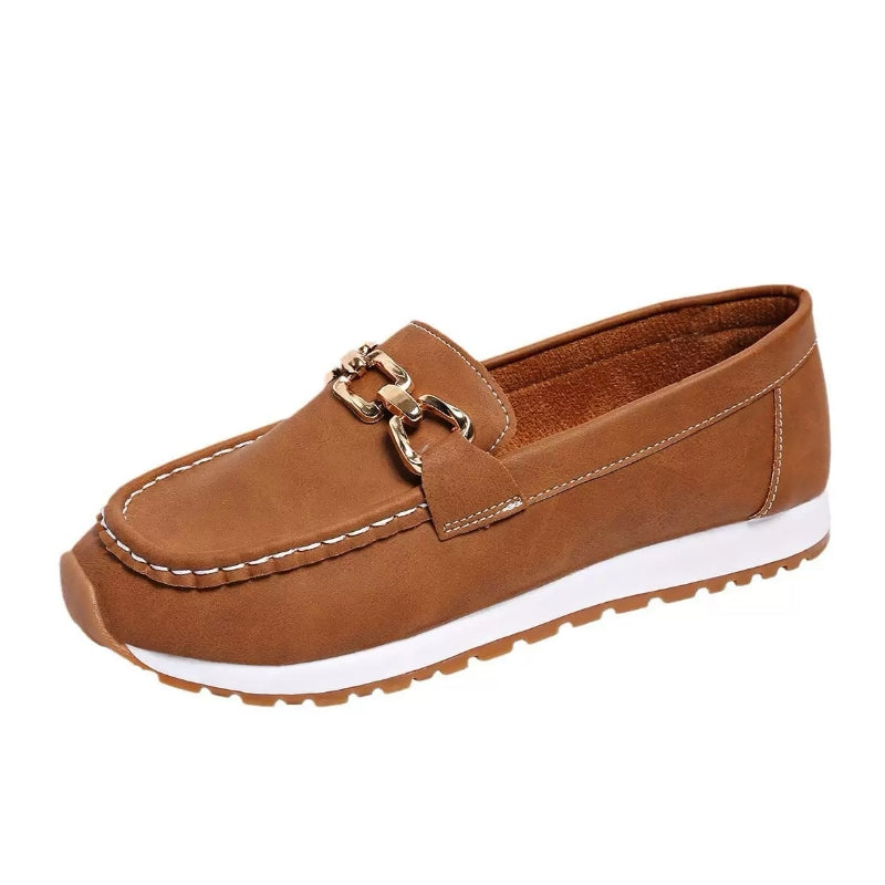 Women's orthopedic loafers with arch support, perfect for all-day comfort & everyday wear.
