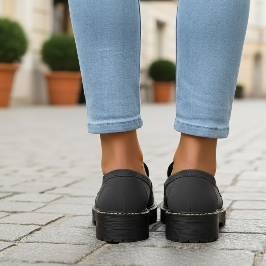 Everyday women's orthopedic loafers, excellent for walking, casual, or professional comfort.