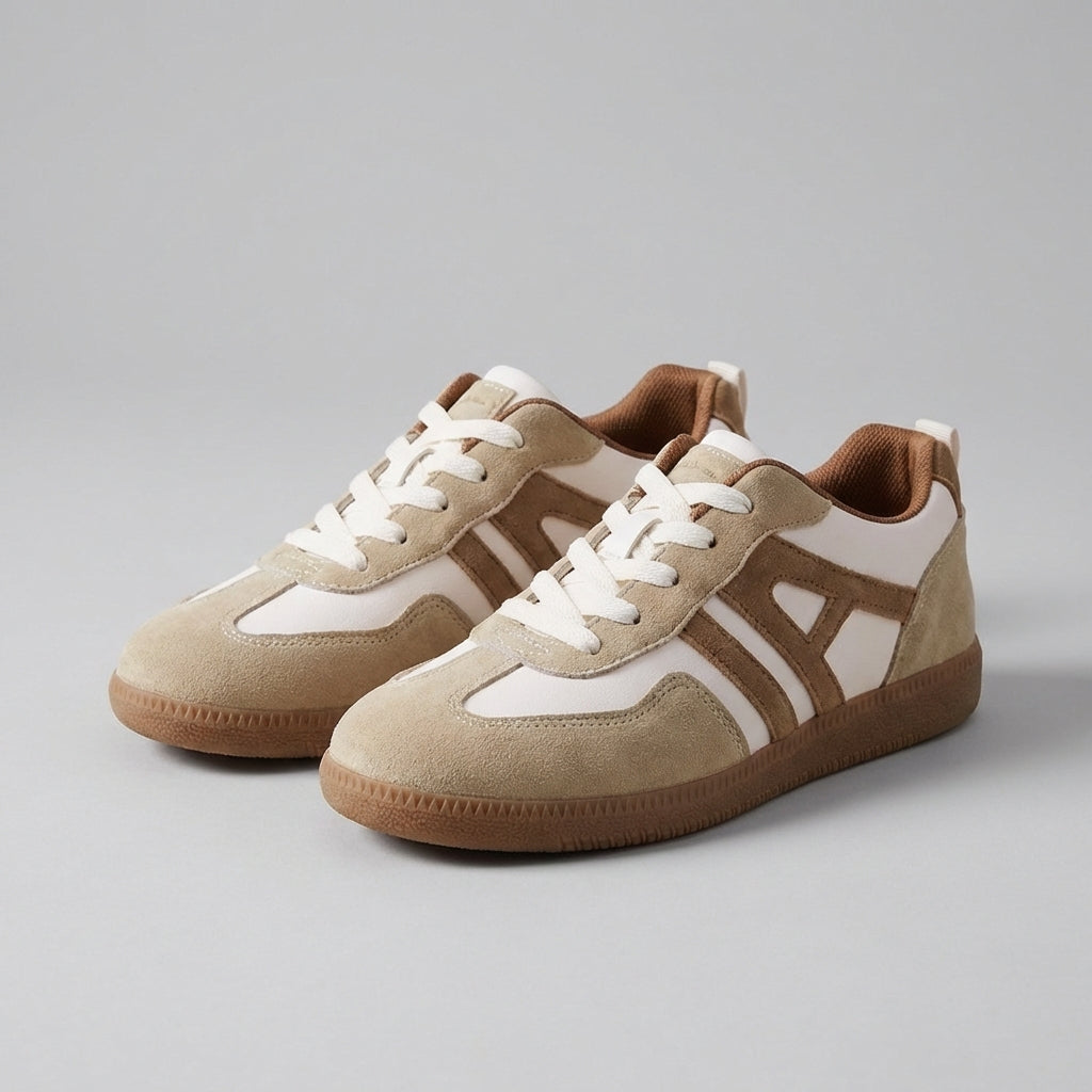 Fashionable women's low-top comfort sneakers. Casual & supportive shoes perfect for summer travel & daily walking.