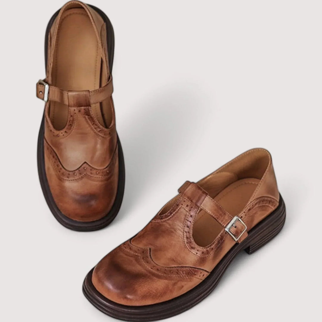 Orthopedic Mary Jane casual flats for women, designed for everyday wear with superior comfort & support.