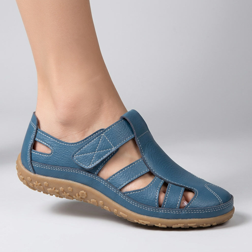 Durable women's sandals: non-slip orthopedic design, excellent arch support for all-day wear.
