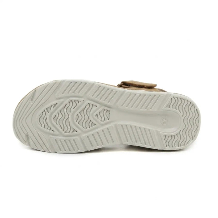 Women's comfort sandals with adjustable straps, orthopedic arch support for pain relief & walking support.