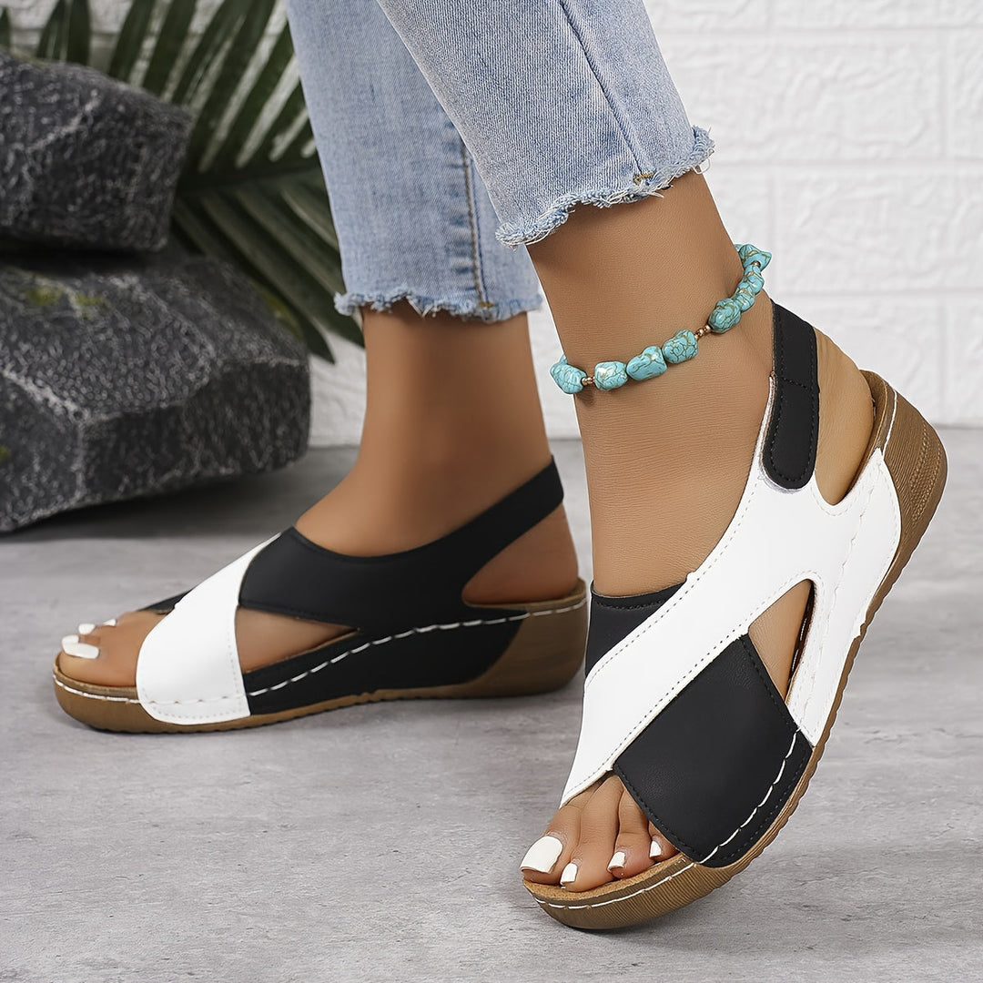 Women's comfortable footwear: adjustable orthopedic sandals providing superior arch support.
