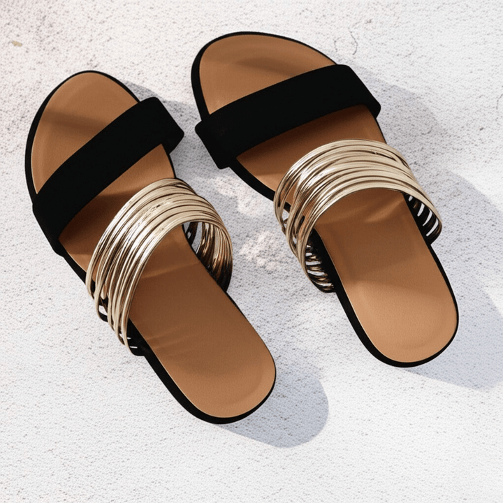 Stylish women's orthopedic sandals: arch support, cushioning, and summer comfort.