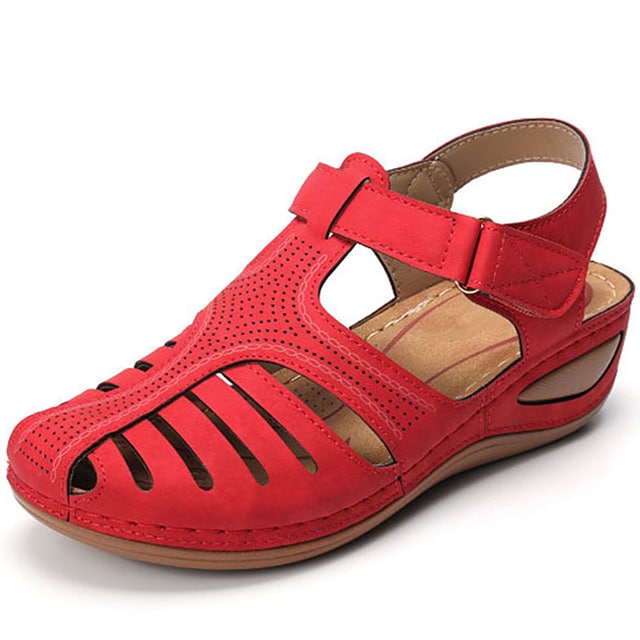 Orthopedic women's sandals providing arch support & foot pain relief; ergonomic for comfortable everyday wear.