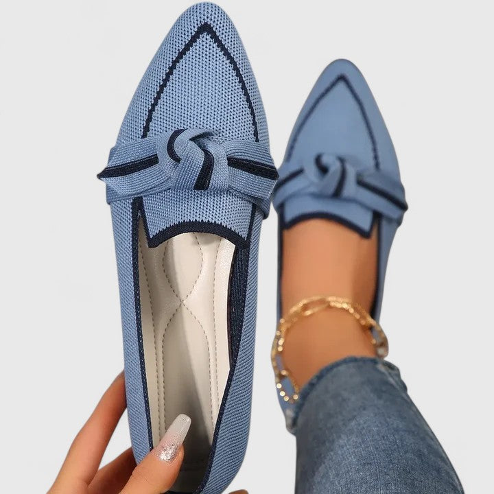 Women's orthopedic slip-on loafers with arch support, ideal for comfortable walking shoes.