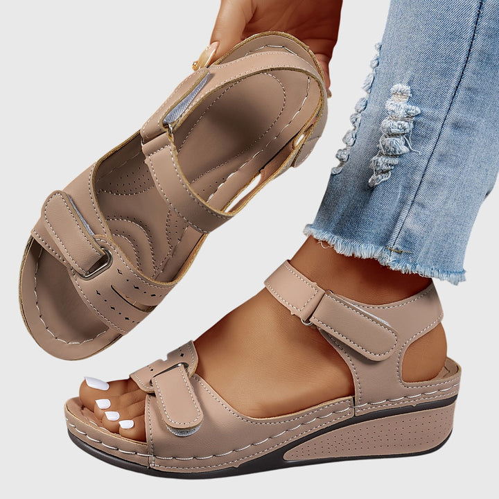 Orthopedic slip-on sandals for women, offering ultimate comfort and essential arch support.