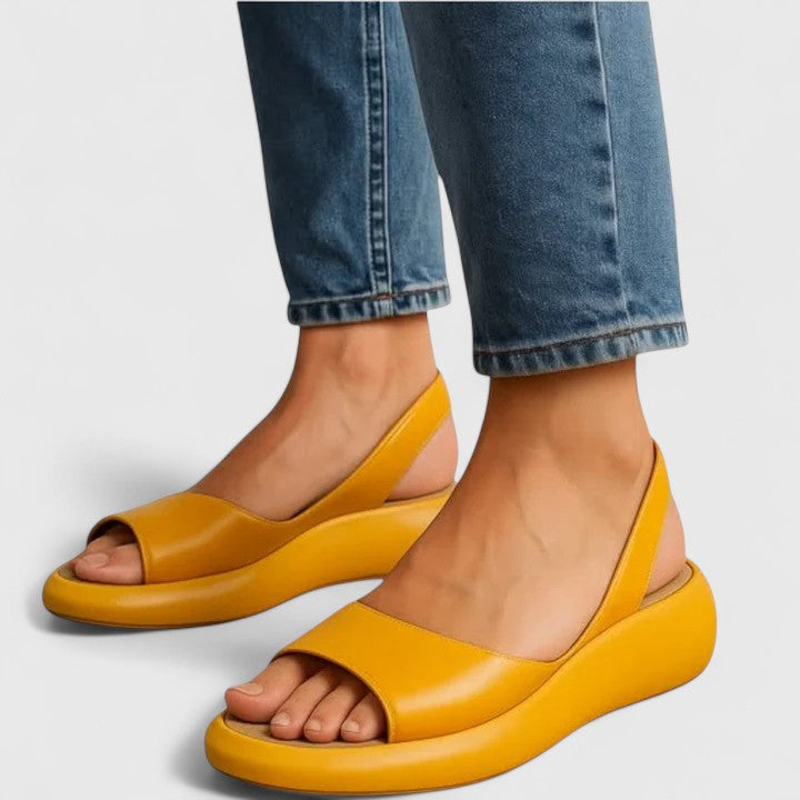 Women's comfortable slip-on orthopedic sandals with ultimate arch support.