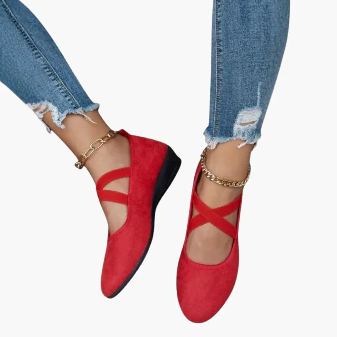 Cushioned women's orthopedic slip-on walking shoes for ultimate comfort & stability. Perfect for daily wear.