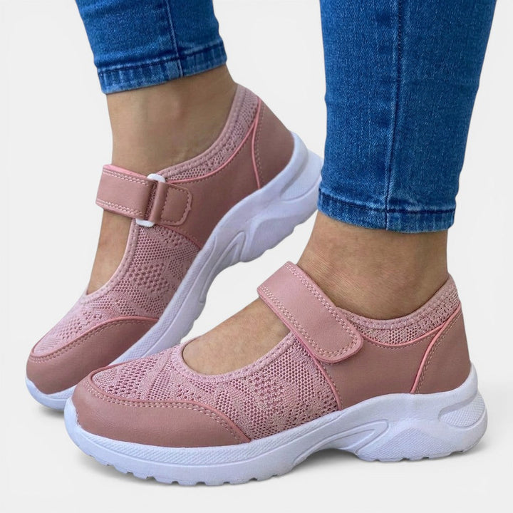 Women's orthopedic slip-on sneakers for ultimate comfort & foot support. Ideal walking shoes.