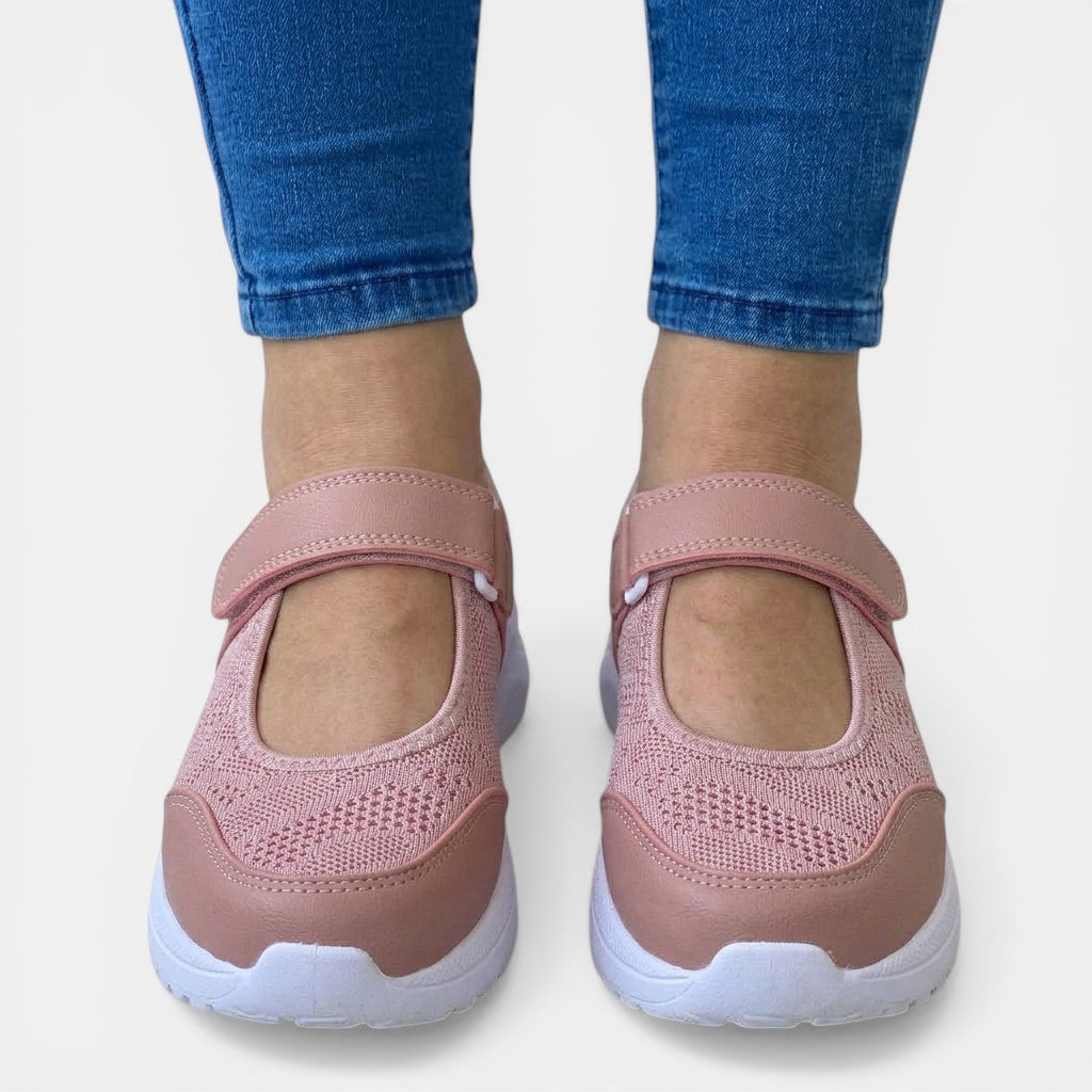 Comfortable women's slip-on orthopedic sneakers for everyday wear, offering excellent foot support.