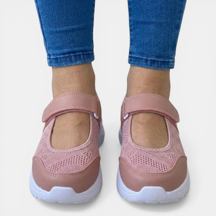 Comfortable women's slip-on orthopedic sneakers for everyday wear, offering excellent foot support.