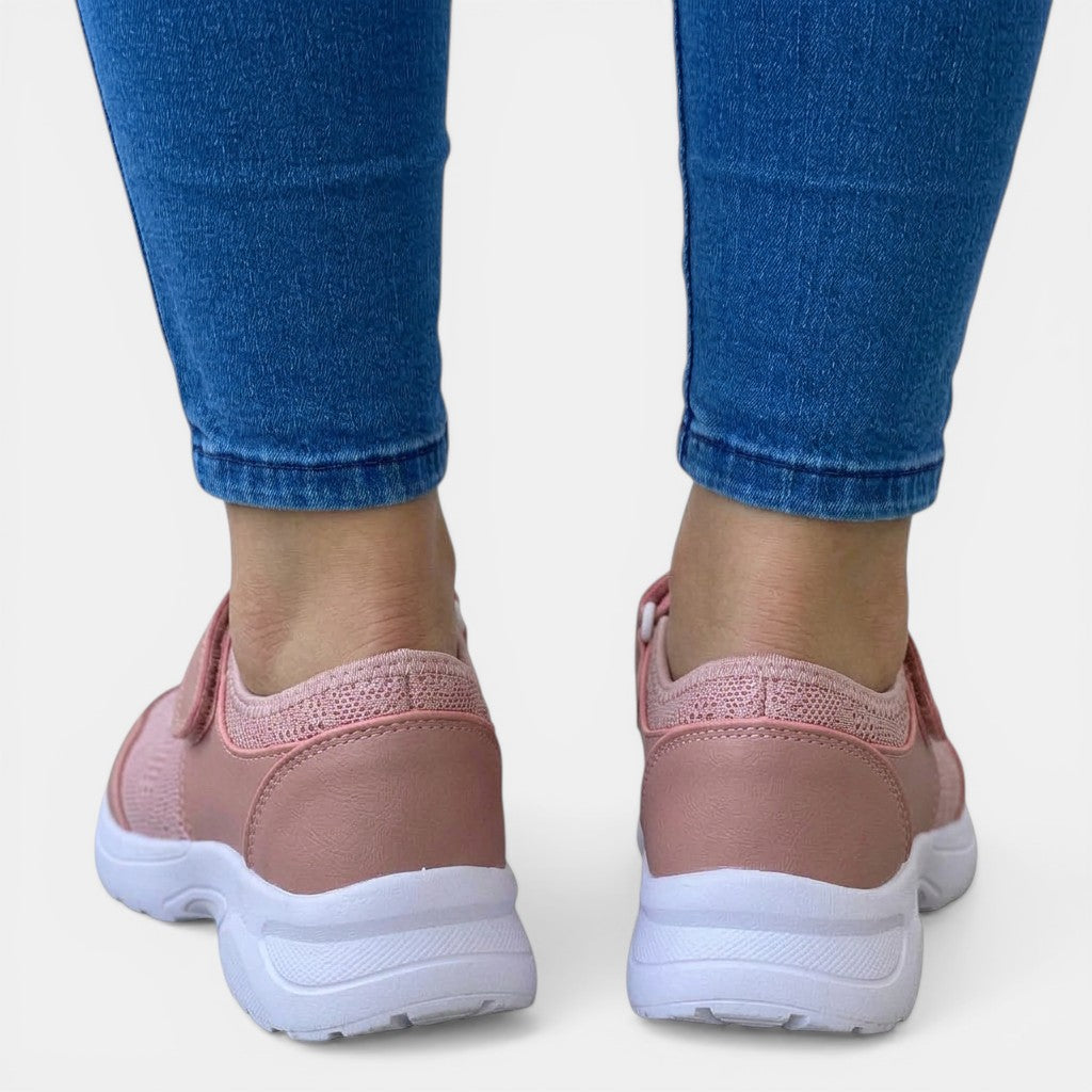 Stylish women's casual slip-on sneakers. Supportive orthopedic design ensures all-day comfort & easy wear.