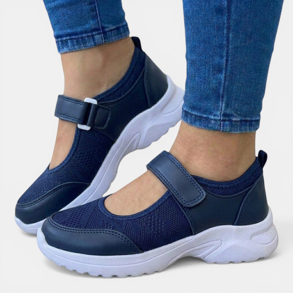 Women's orthopedic slip-on sneakers, perfect for pain relief & comfortable casual wear. Excellent foot support.