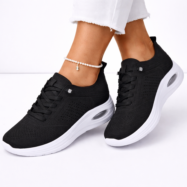 Women's orthopedic slip-on sneakers, lightweight & breathable for everyday comfort & arch support.