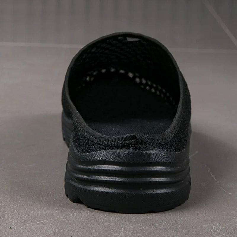 Orthopedic women's slip-on shoes, designed for breathability and cushioned arch support for ultimate comfort.